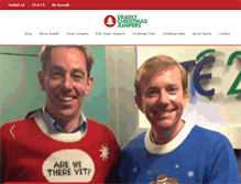 Tablet Screenshot of deadlychristmasjumpers.com